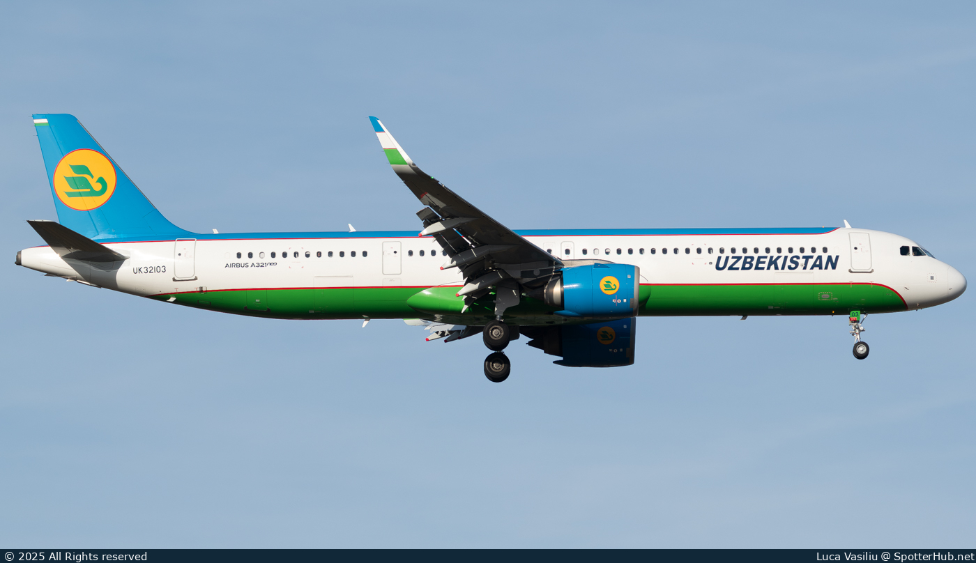 Photo of UK32103 - Airbus A321-253NX operated by Uzbekistan Airways