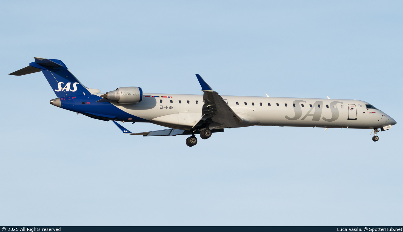 Photo of EI-HSE - Bombardier CRJ-900LR operated by SAS Scandinavian Airlines (opb CityJet)