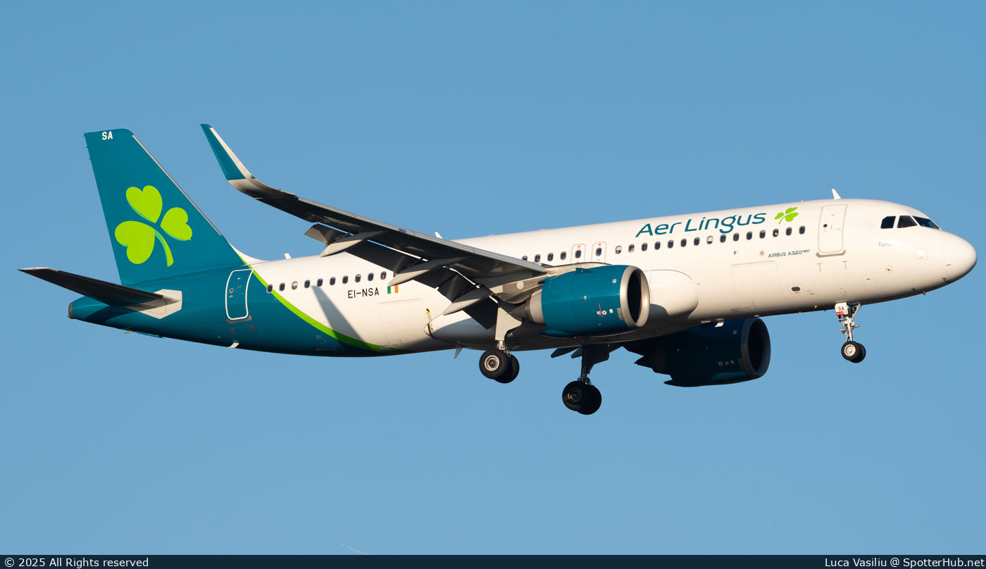 Photo of EI-NSA - Airbus A320-251N operated by Aer Lingus