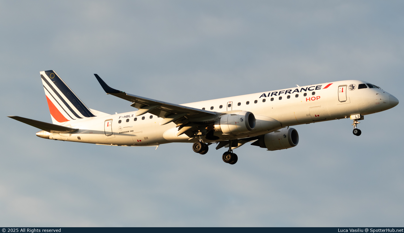 Photo of F-HBLS - Embraer ERJ-190STD operated by Air France HOP