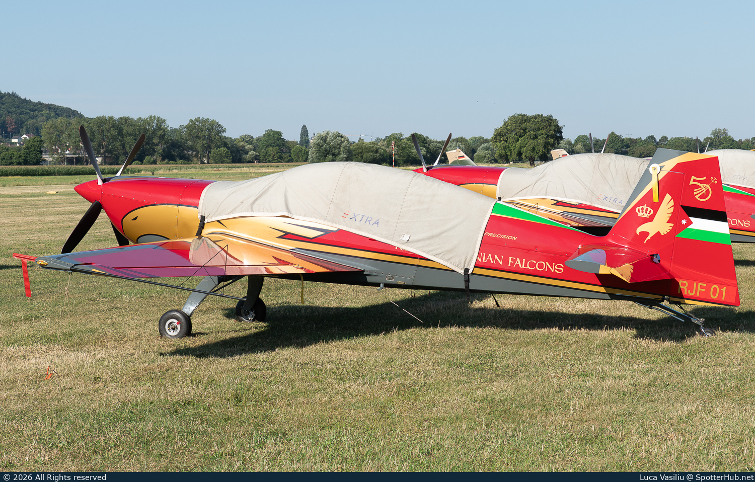 Photo of RJF01 - Extra EA-330LX operated by Royal Jordanian Falcons