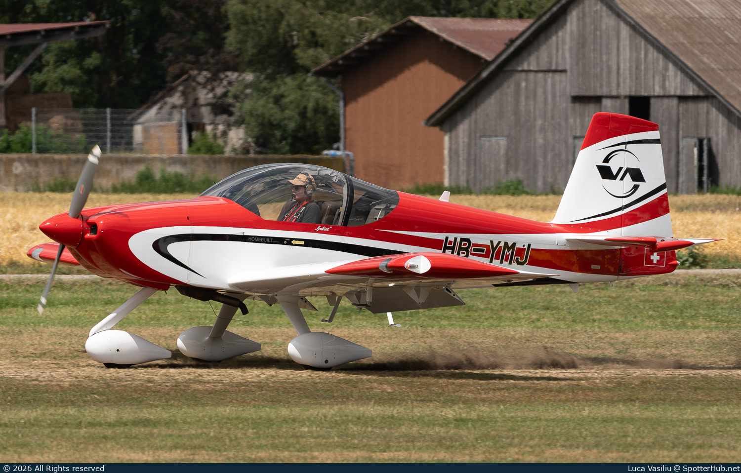 Photo of HB-YMJ - Vans RV-14A operated by Private