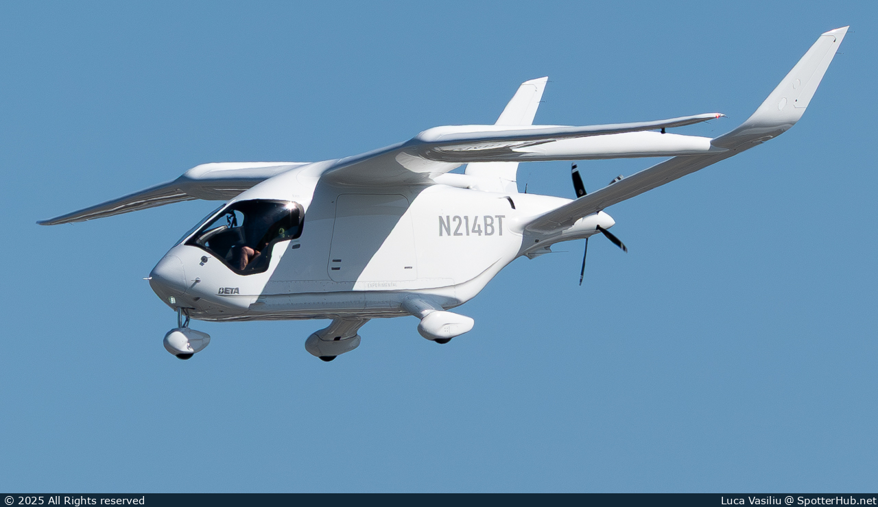 Photo of N214BT - BETA Technologies ALIA CX300 operated by UPS United Parcel Service
