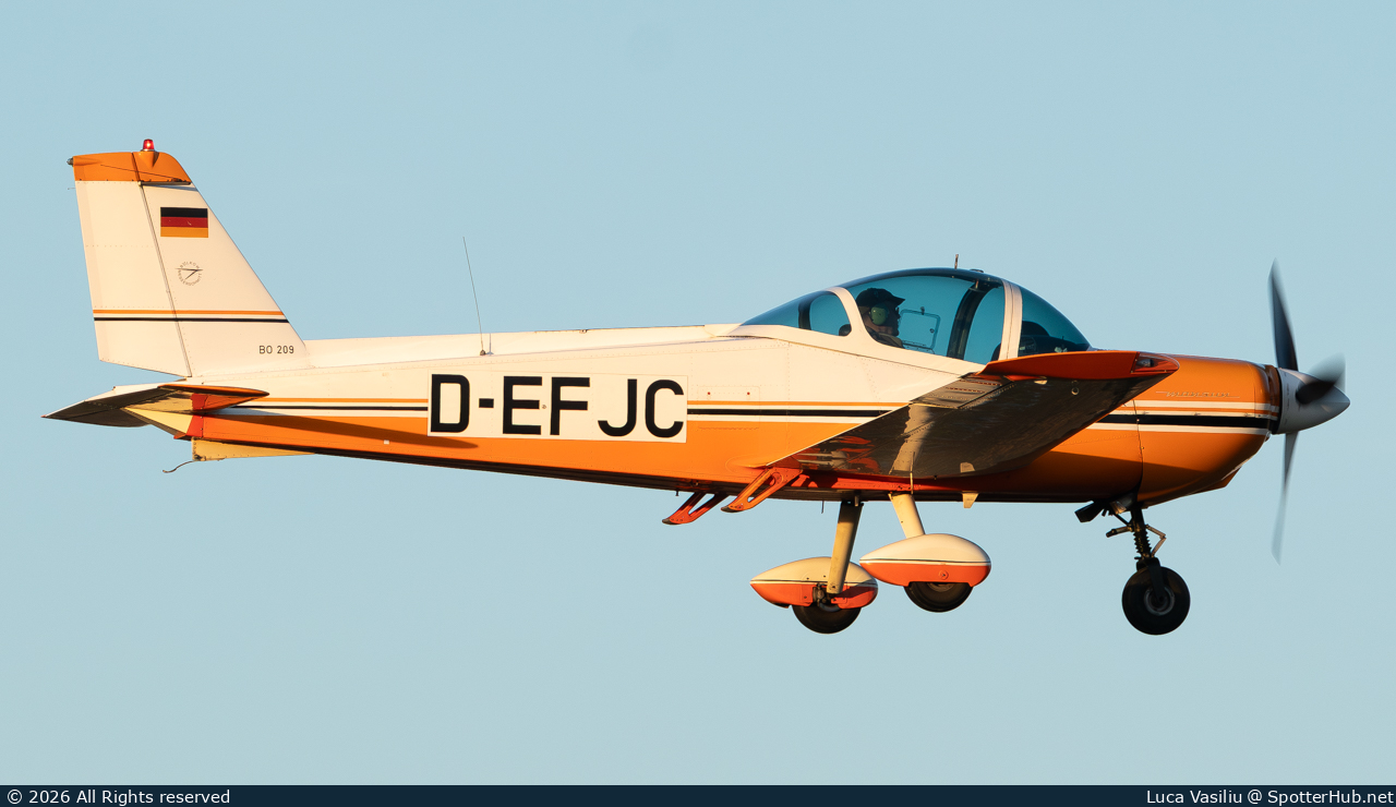 Photo of D-EFJC - Bölkow Bo.209 Monsun 160RV operated by Private