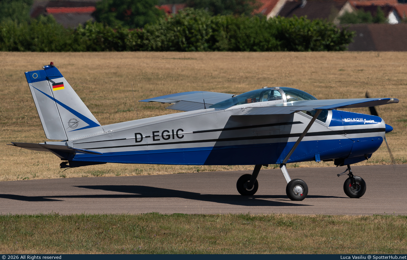 Photo of D-EGIC - Bölkow Bo.208C Junior [Malmö MFI-9] operated by Private