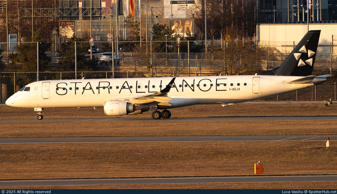 Photo of I-ADJV - Embraer ERJ-195LR operated by Air Dolomiti