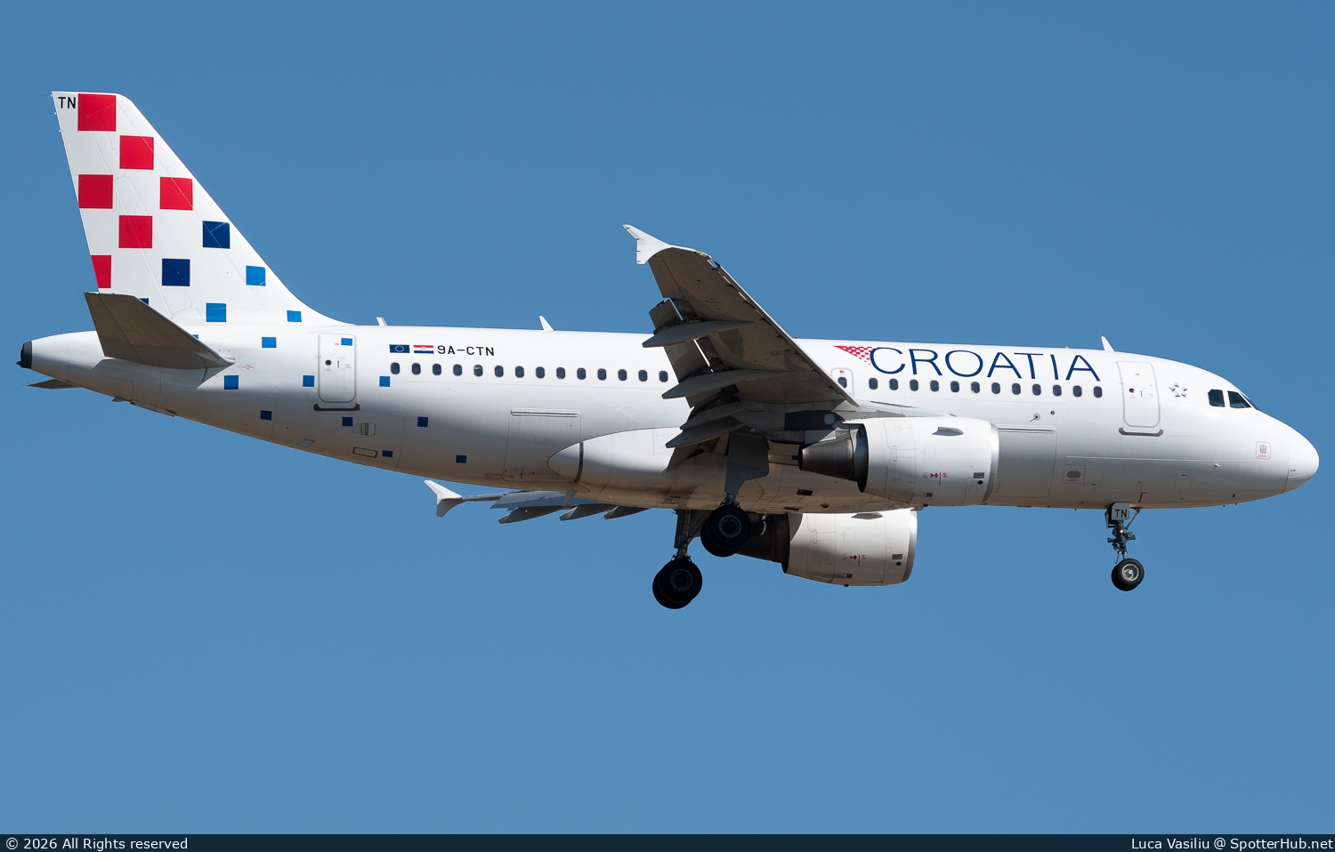 Photo of 9A-CTN - Airbus A319-112 operated by Croatia Airlines