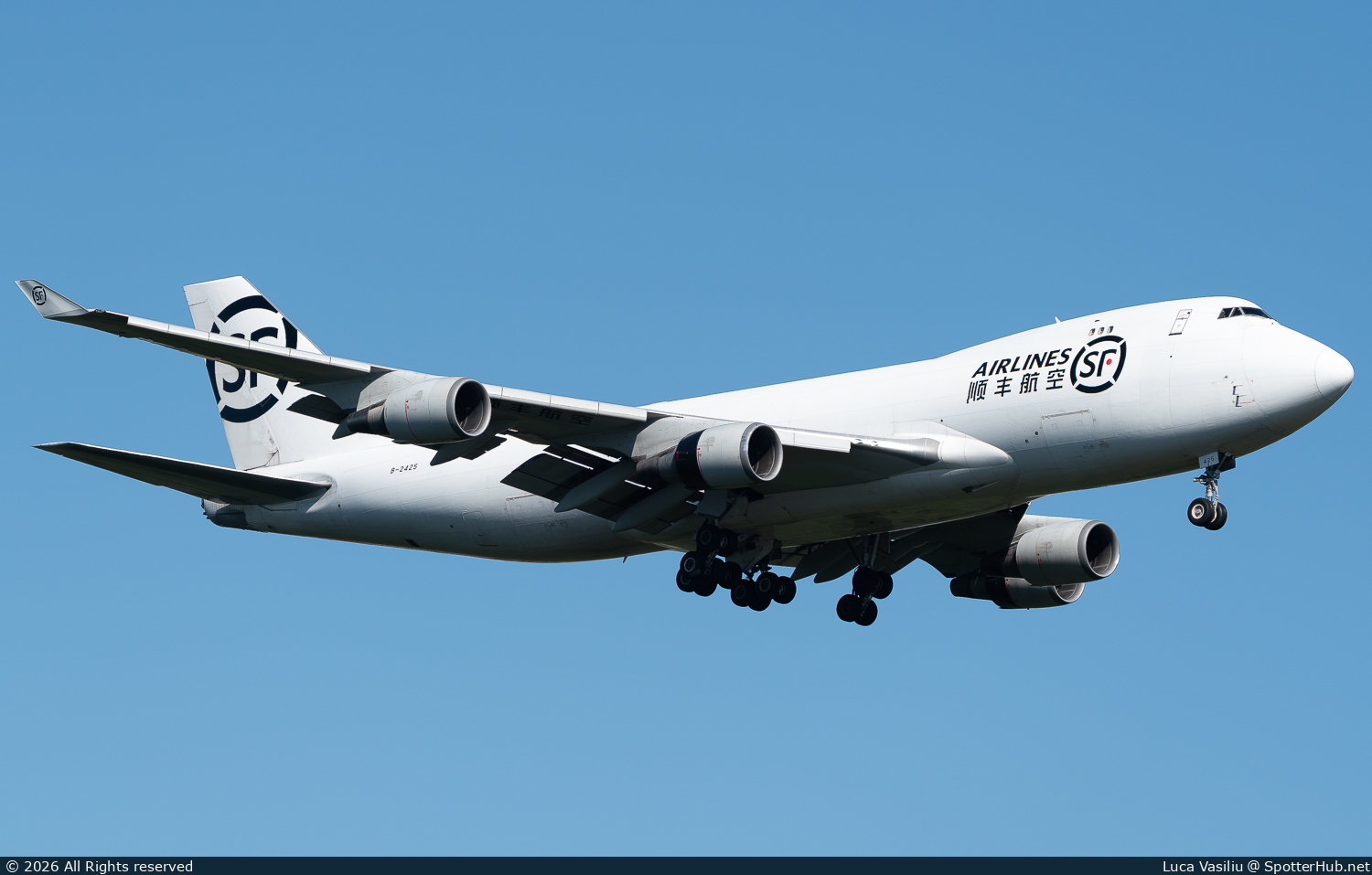 Photo of B-2425 - Boeing 747-40BF(ER) operated by SF Airlines