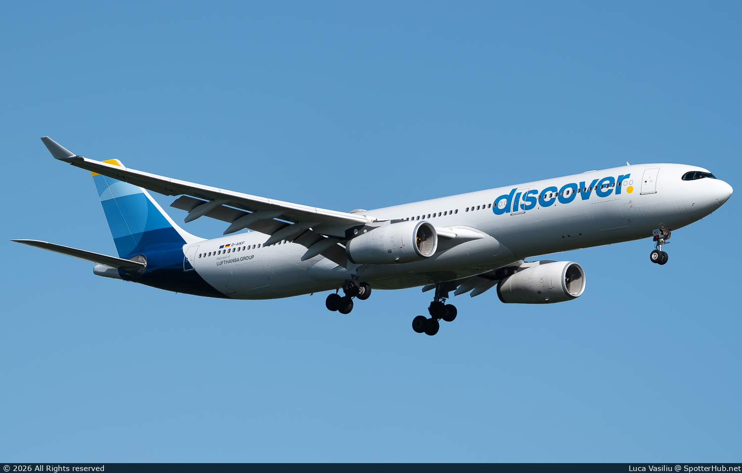 Photo of D-AIKF - Airbus A330-343 operated by Discover Airlines