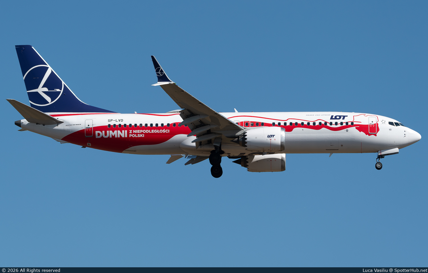 Photo of SP-LVD - Boeing 737 MAX 8 operated by LOT Polish Airlines