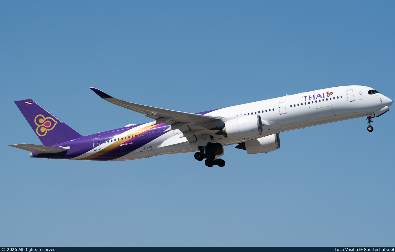 Photo of HS-THX - Airbus A350-941 operated by Thai Airways International