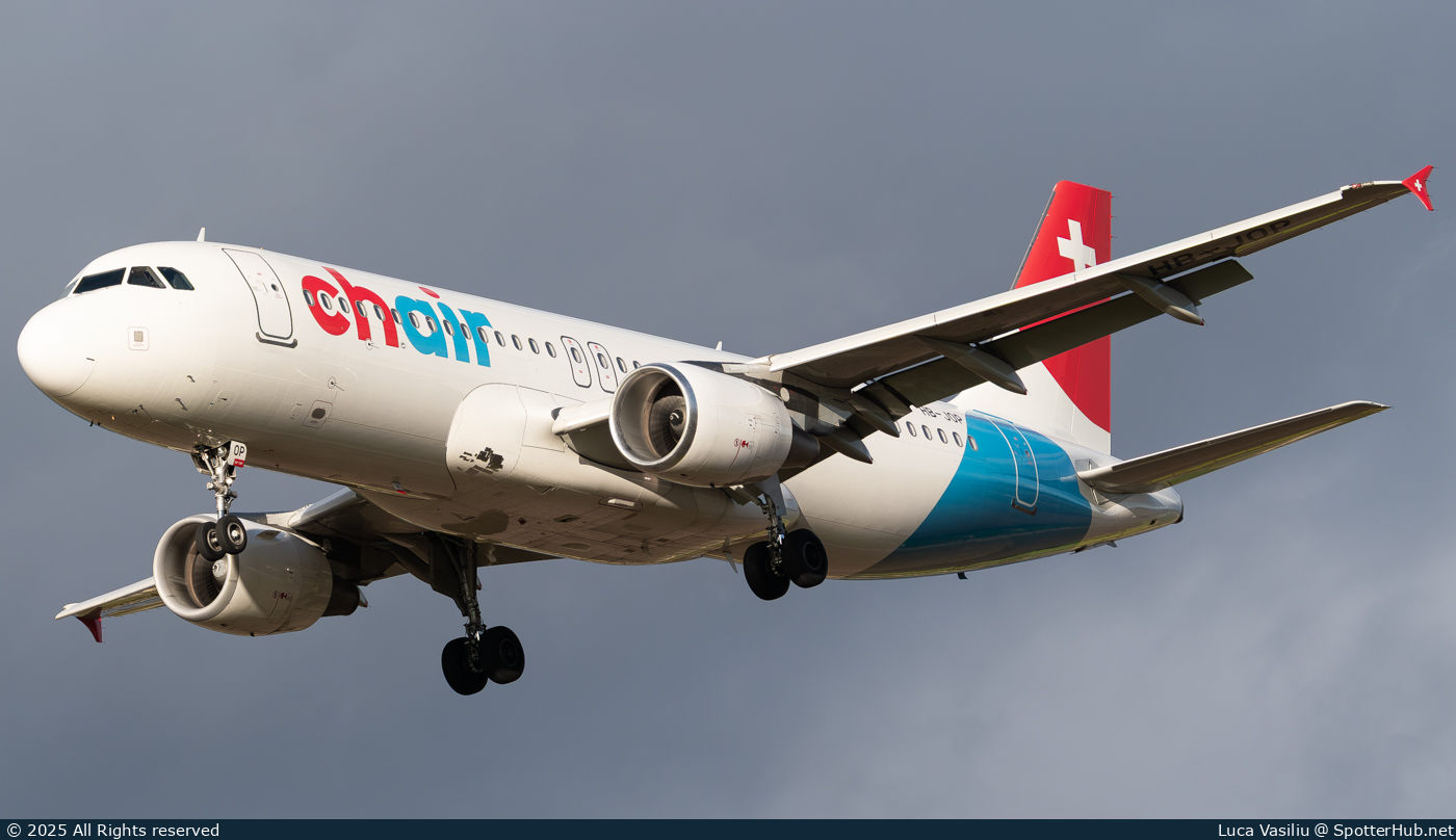 Photo of HB-JOP - Airbus A320-214 operated by Chair Airlines