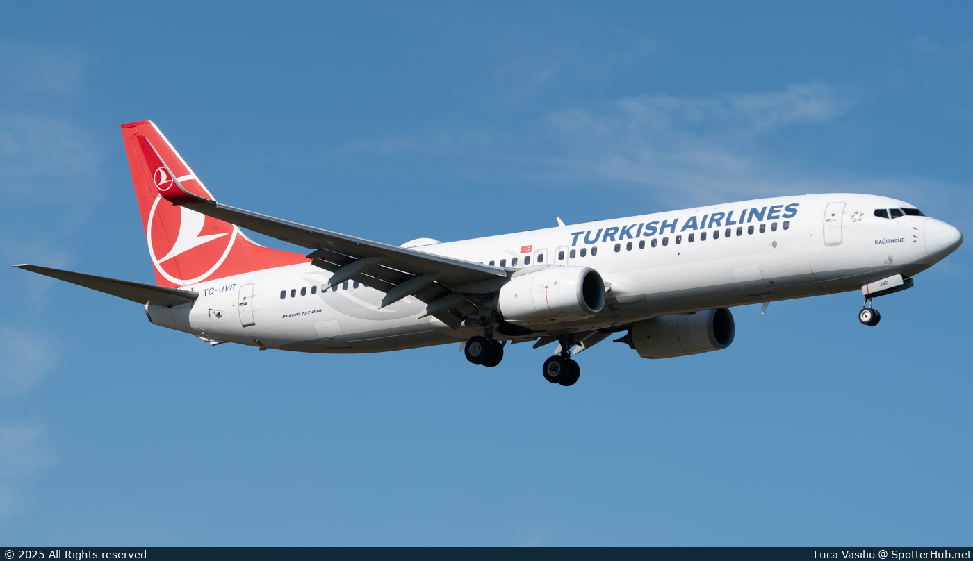 Photo of TC-JVR - Boeing 737-8F2 operated by Turkish Airlines