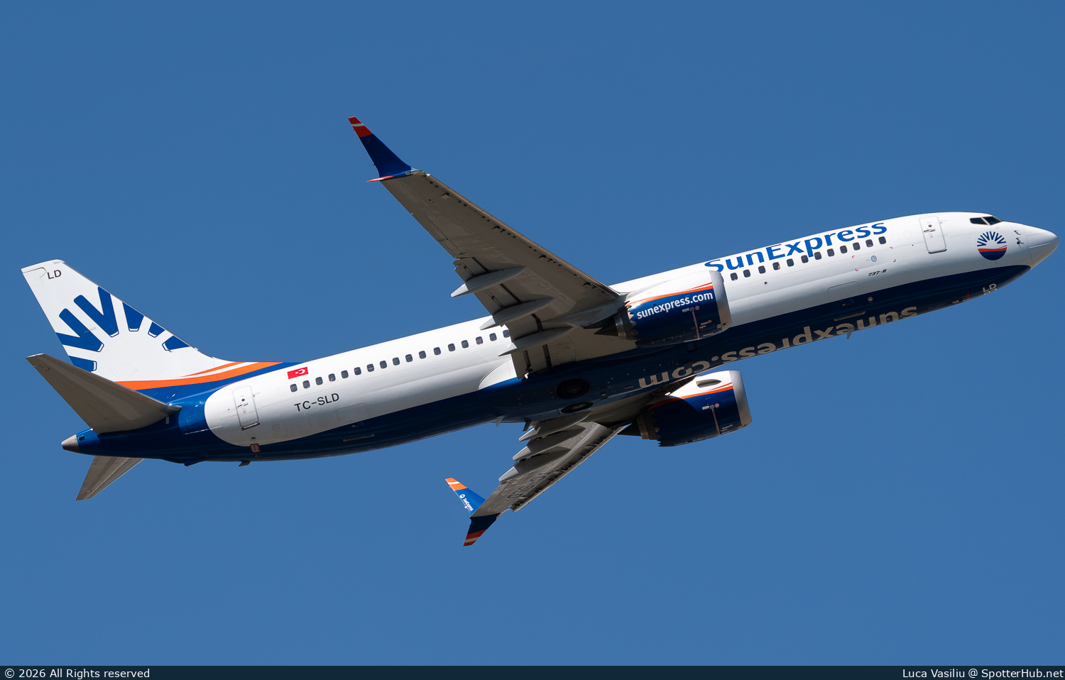 Photo of TC-SLD - Boeing 737 MAX 8 operated by SunExpress