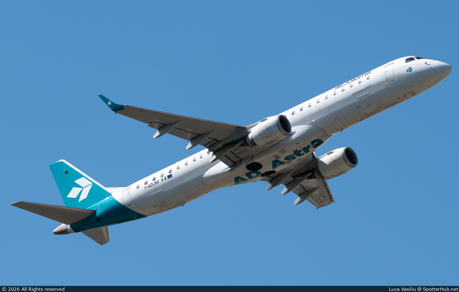 Photo of I-ADJM - Embraer ERJ-195LR operated by Air Dolomiti