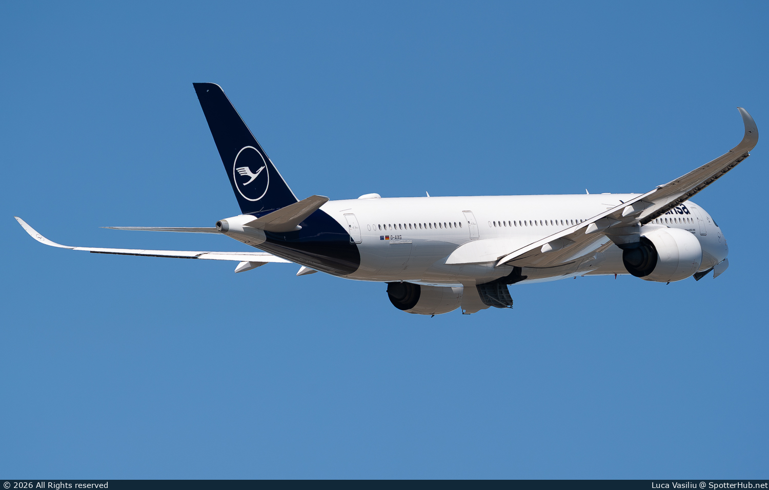 Photo of D-AIXG - Airbus A350-941 operated by Lufthansa