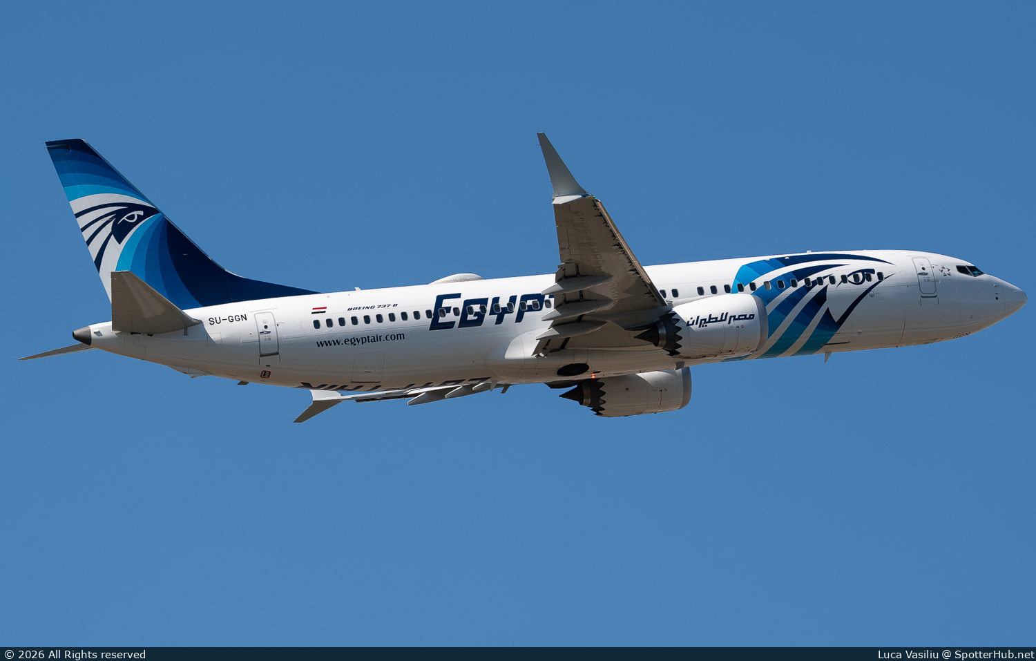 Photo of SU-GGN - Boeing 737 MAX 8 operated by Egyptair