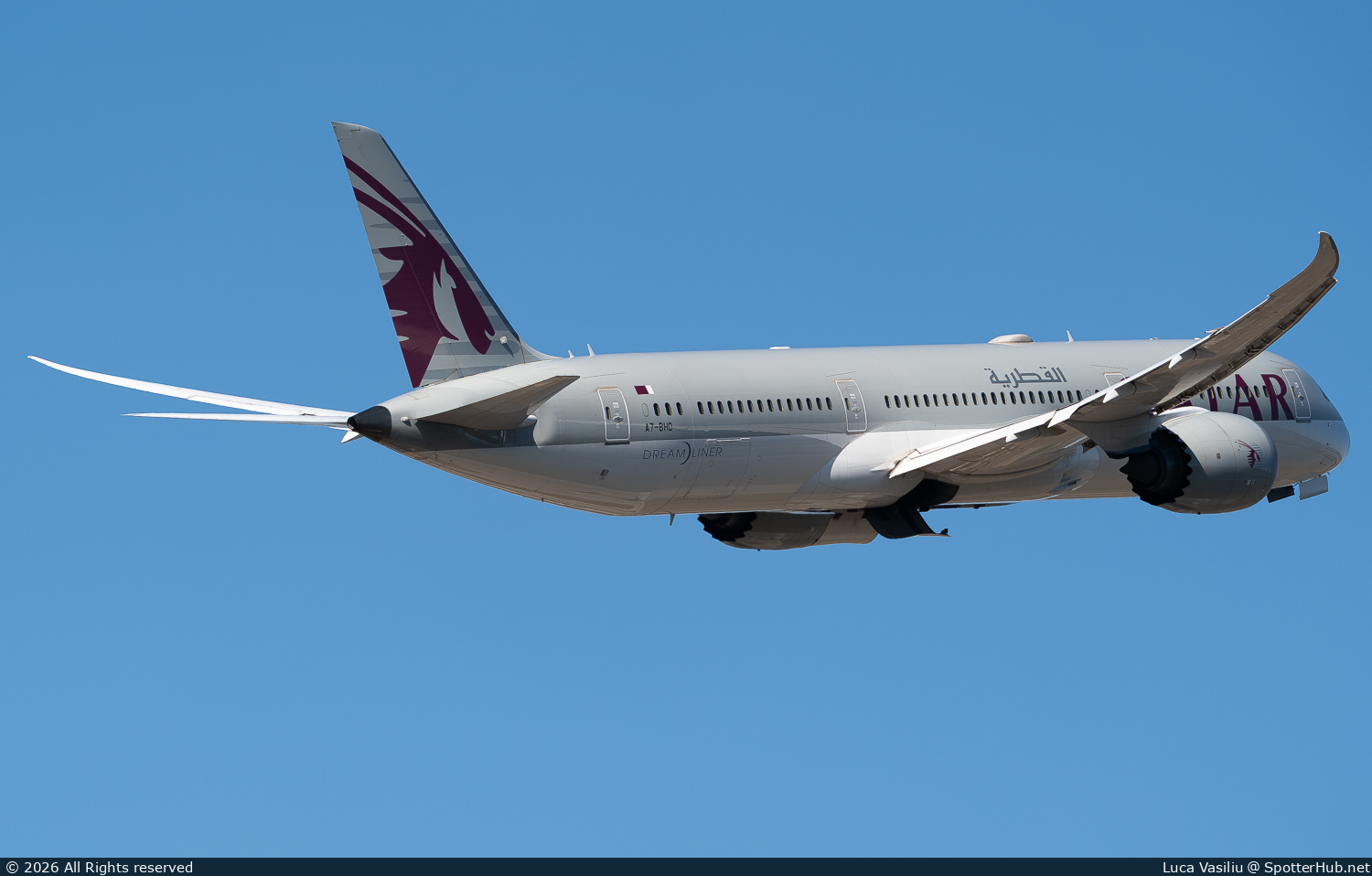 Photo of A7-BHD - Boeing 787-9 Dreamliner operated by Qatar Airways
