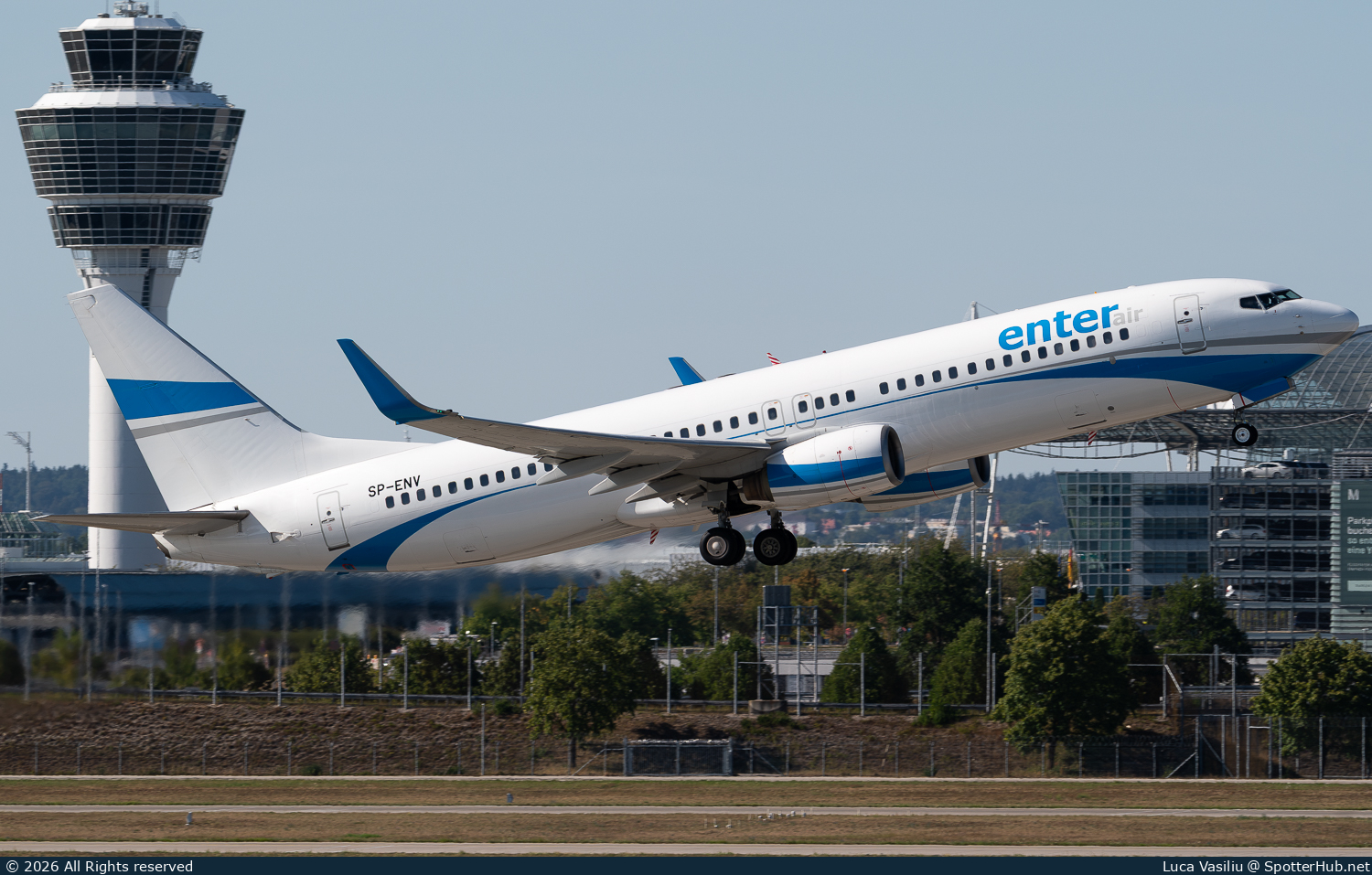 Photo of SP-ENV - Boeing 737-8BK operated by Enter Air