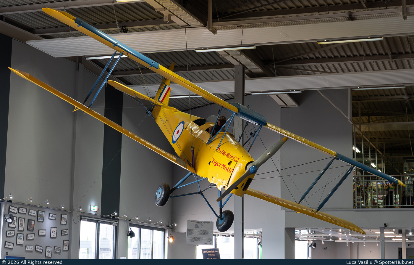 Photo of D-EDON - De Havilland DH-82C Tiger Moth II operated by Technik Museum Sinsheim