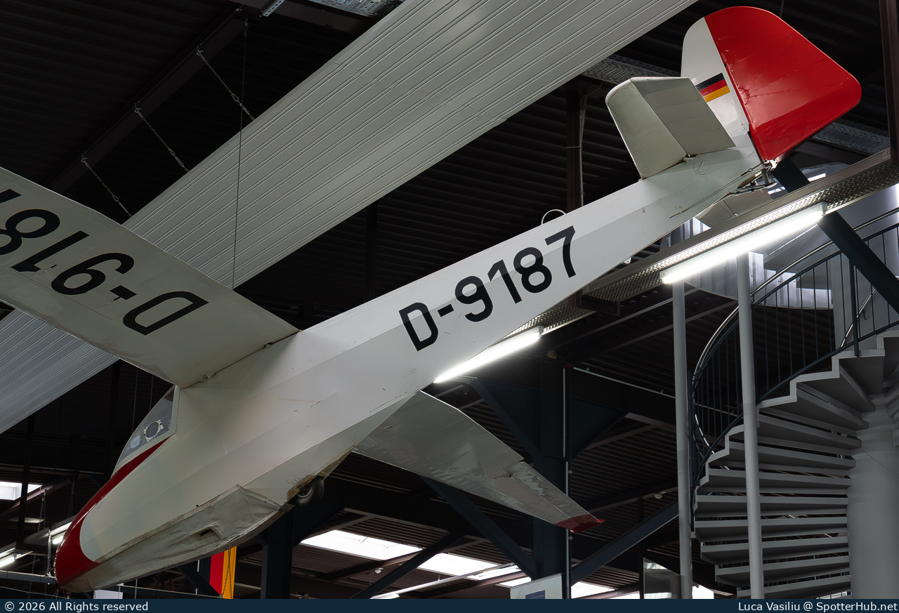 Photo of D-9187 - Scheibe L-Spatz 55 operated by Technik Museum Sinsheim
