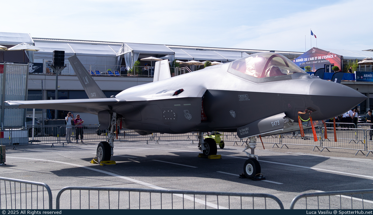 Photo of 19-5473 - Lockheed Martin F-35A Lightning II operated by US Air Force