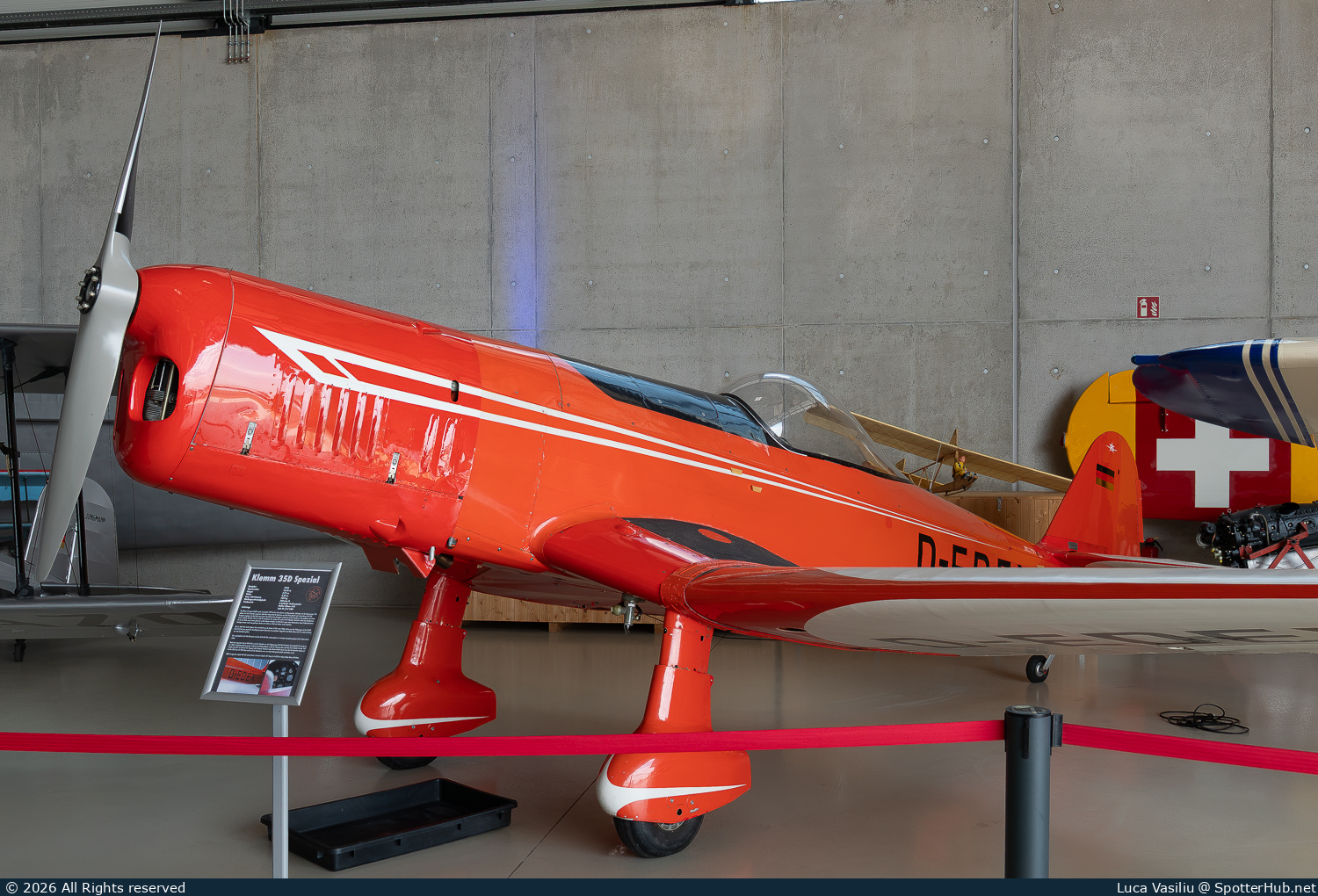 Photo of D-EDEX - Klemm Kl 35 D operated by Luftraum Süd - Das Fliegende Museum