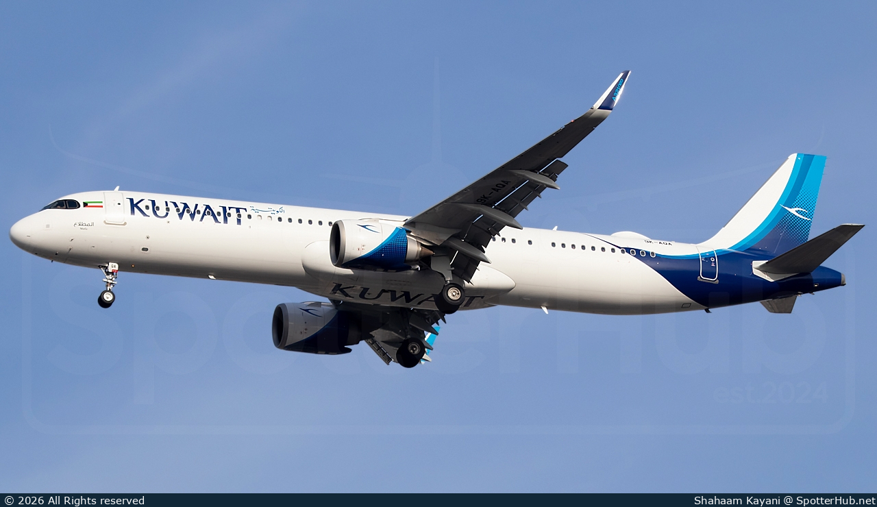 Photo of 9K-AQA - Airbus A321-251NX operated by Kuwait Airways