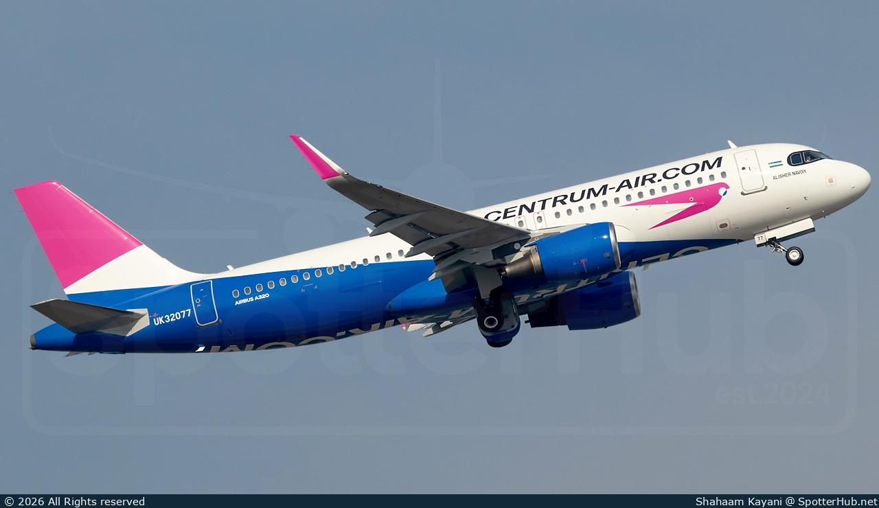 Photo of UK32077 - Airbus A320-214 operated by Centrum Air