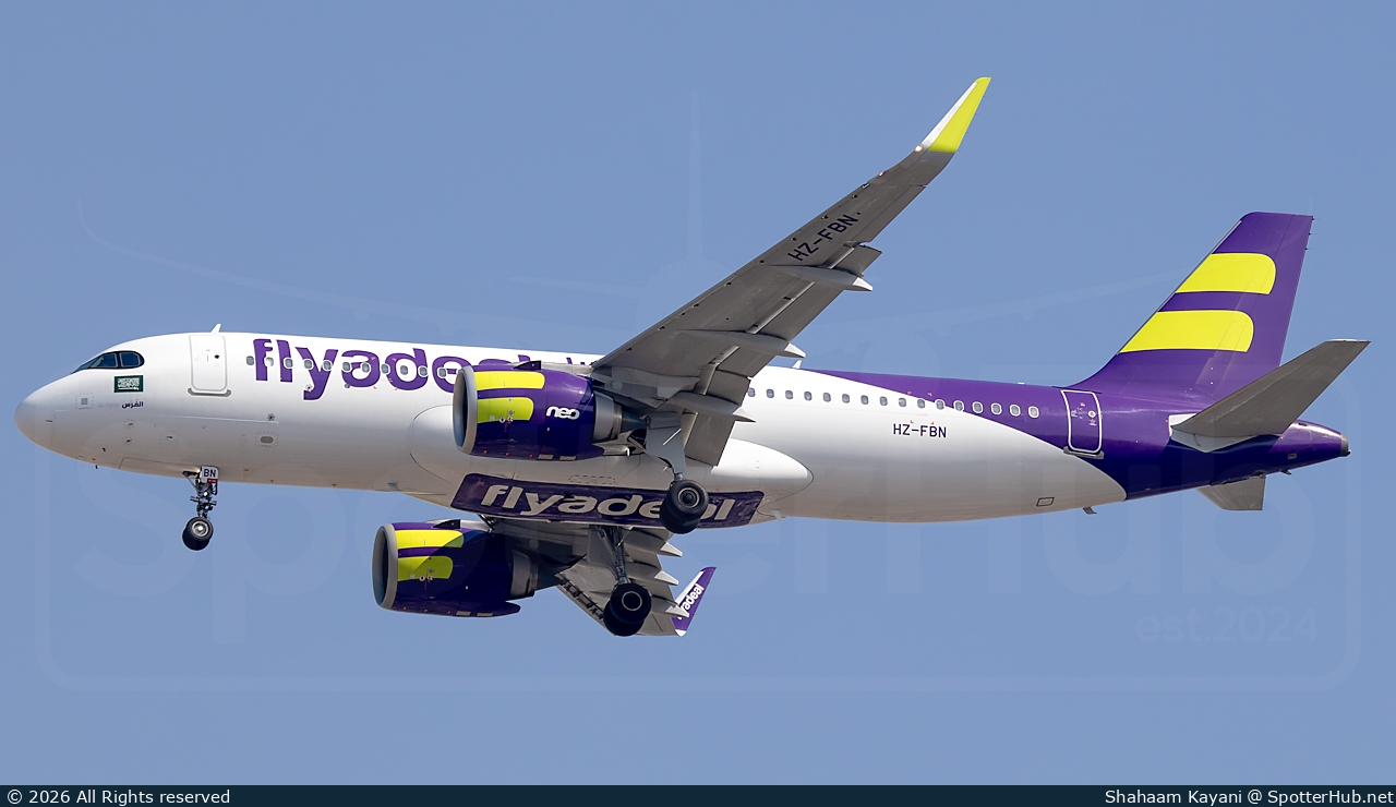 Photo of HZ-FBN - Airbus A320-251N operated by flyadeal
