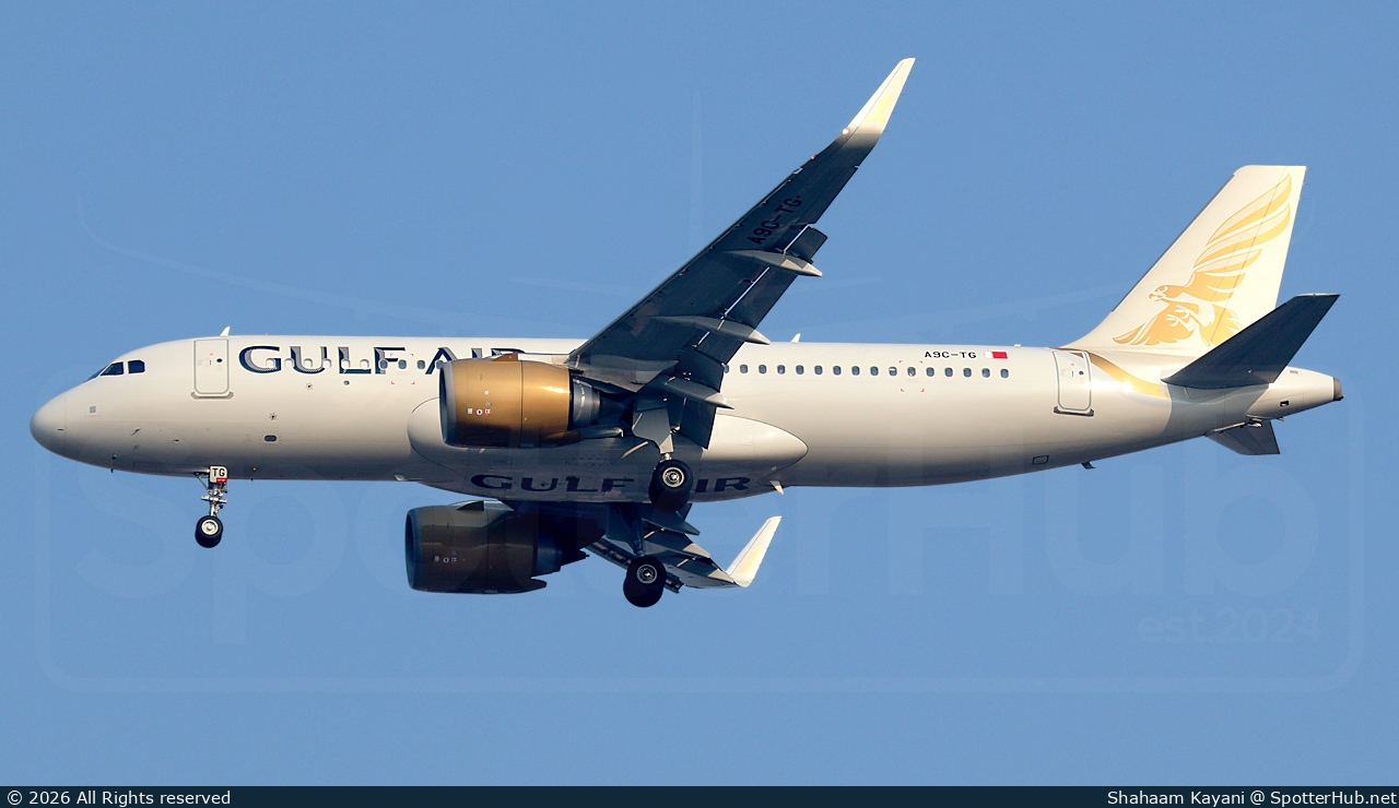 Photo of A9C-TG - Airbus A320-251N operated by Gulf Air