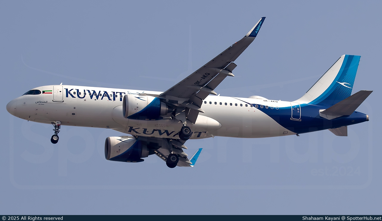 Photo of 9K-AKQ - Airbus A320-251N operated by Kuwait Airways