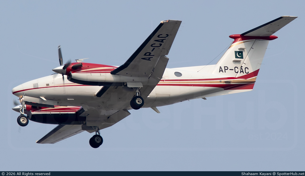 Photo of AP-CAC - Beechcraft B200 Super King Air operated by Pakistan Civil Aviation Department
