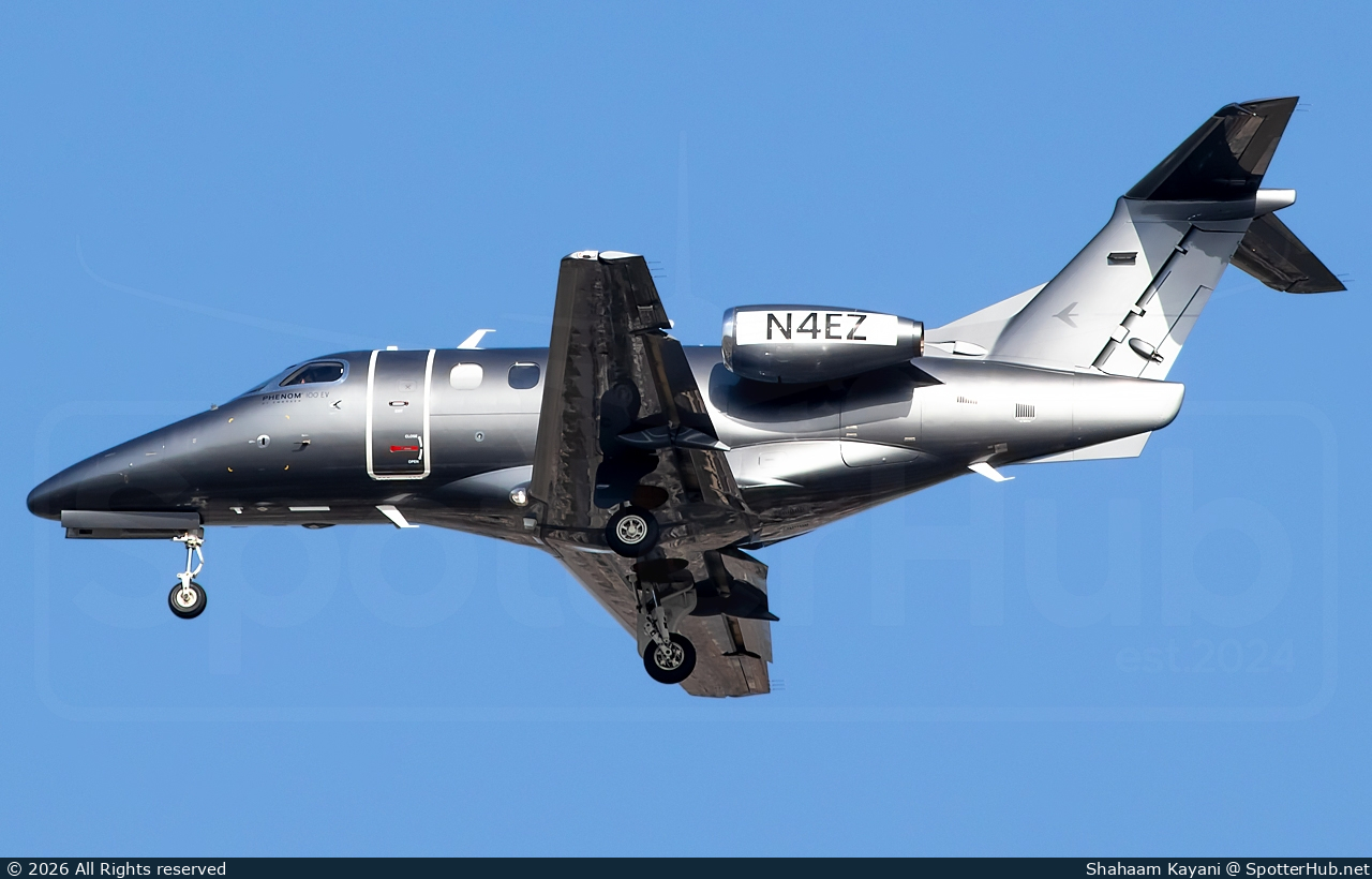 Photo of N4EZ - Embraer Phenom 100EV operated by Private