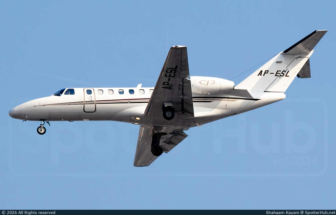 Photo of AP-ESL - Cessna 525B CitationJet CJ3 operated by Private