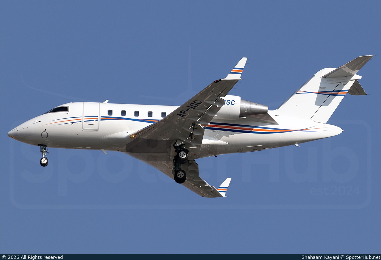 Photo of AP-IGC - Bombardier Challenger 650 operated by Ibrahim Group of Companies
