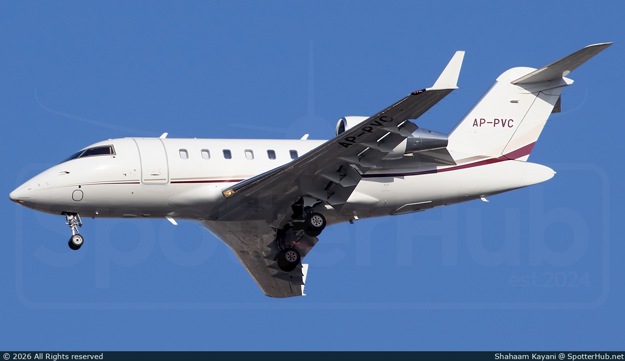 Photo of AP-PVC - Bombardier Challenger 605 operated by Private
