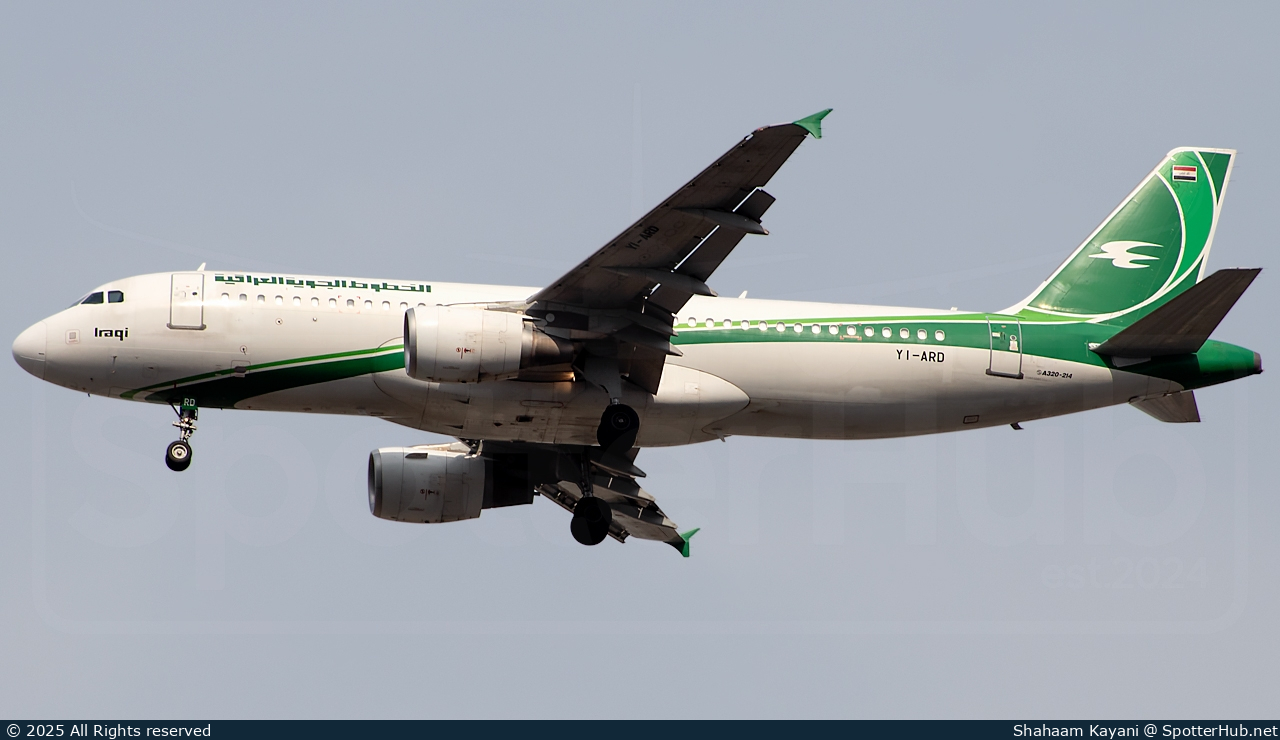 Photo of YI-ARD - Airbus A320-214 operated by Iraqi Airways