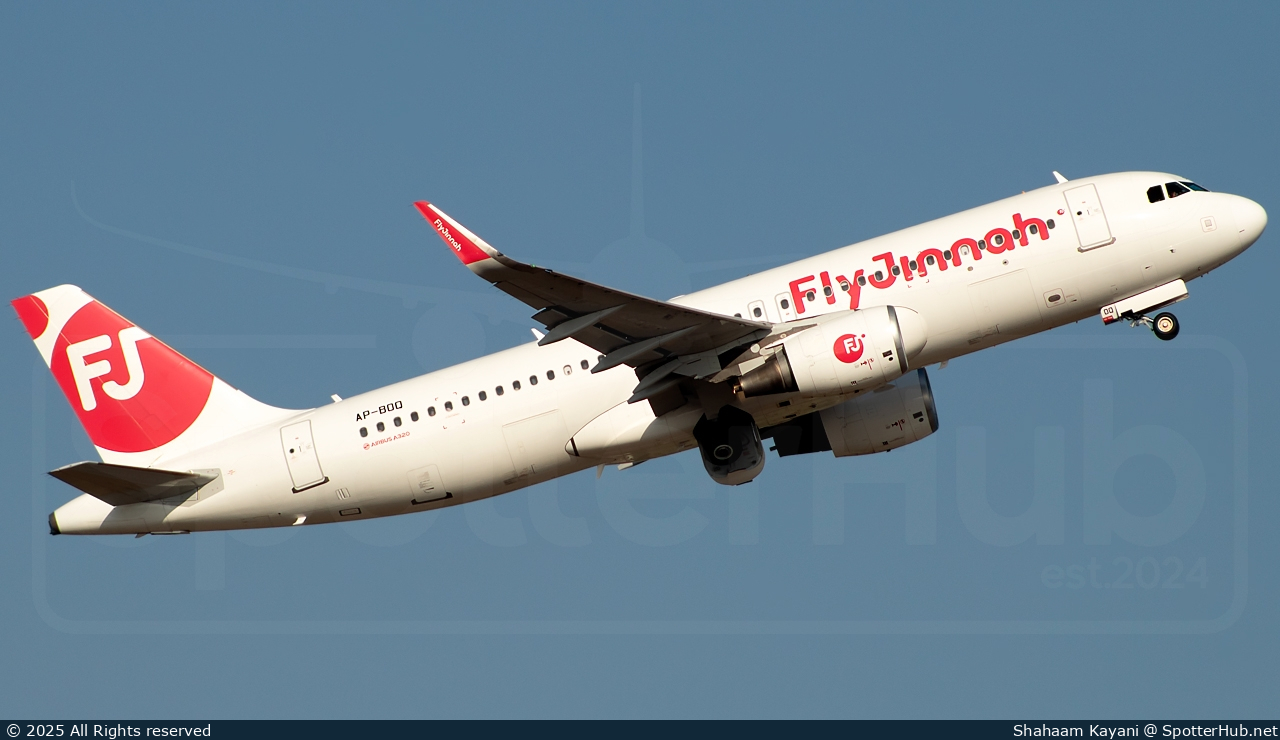 Photo of AP-BOQ - Airbus A320-214 operated by Fly Jinnah
