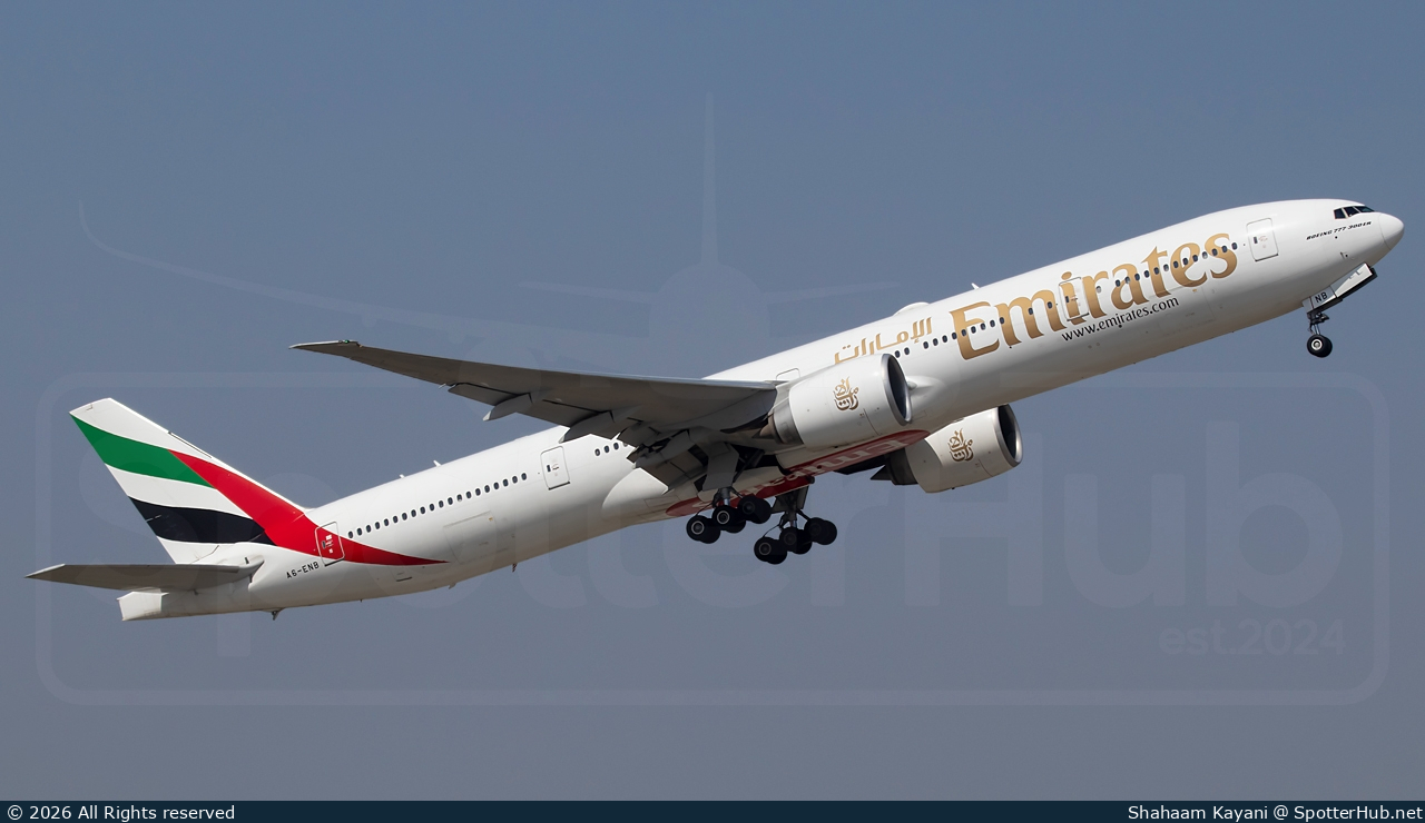 Photo of A6-ENB - Boeing 777-31H(ER) operated by Emirates