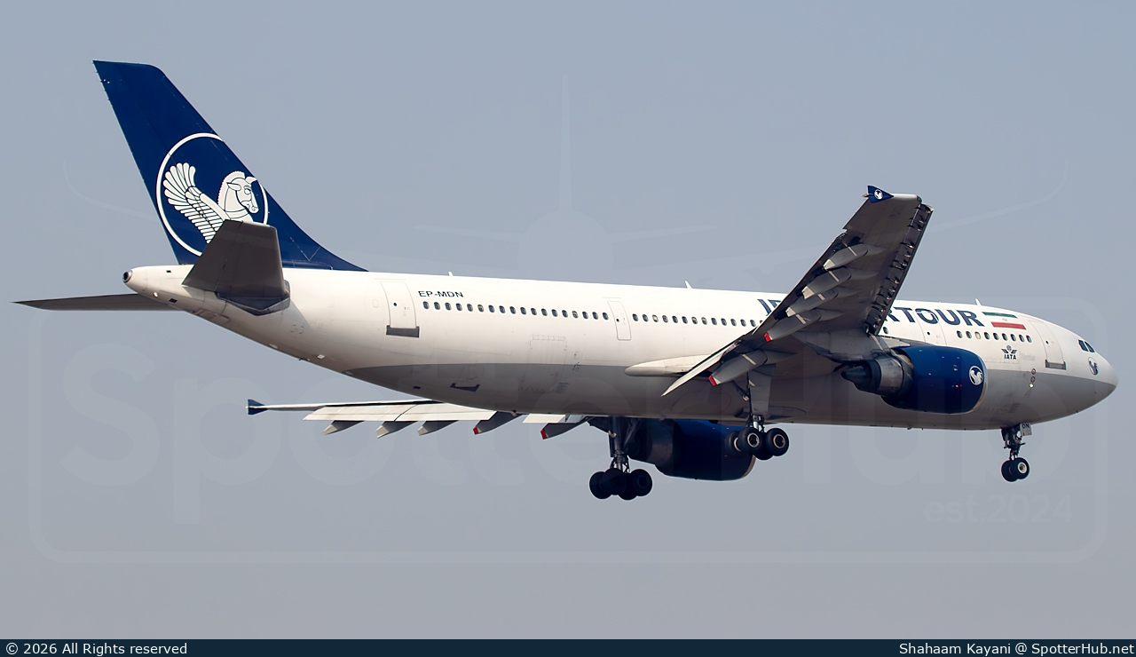 Photo of EP-MDN - Airbus A300B4-605R operated by Iran Airtour