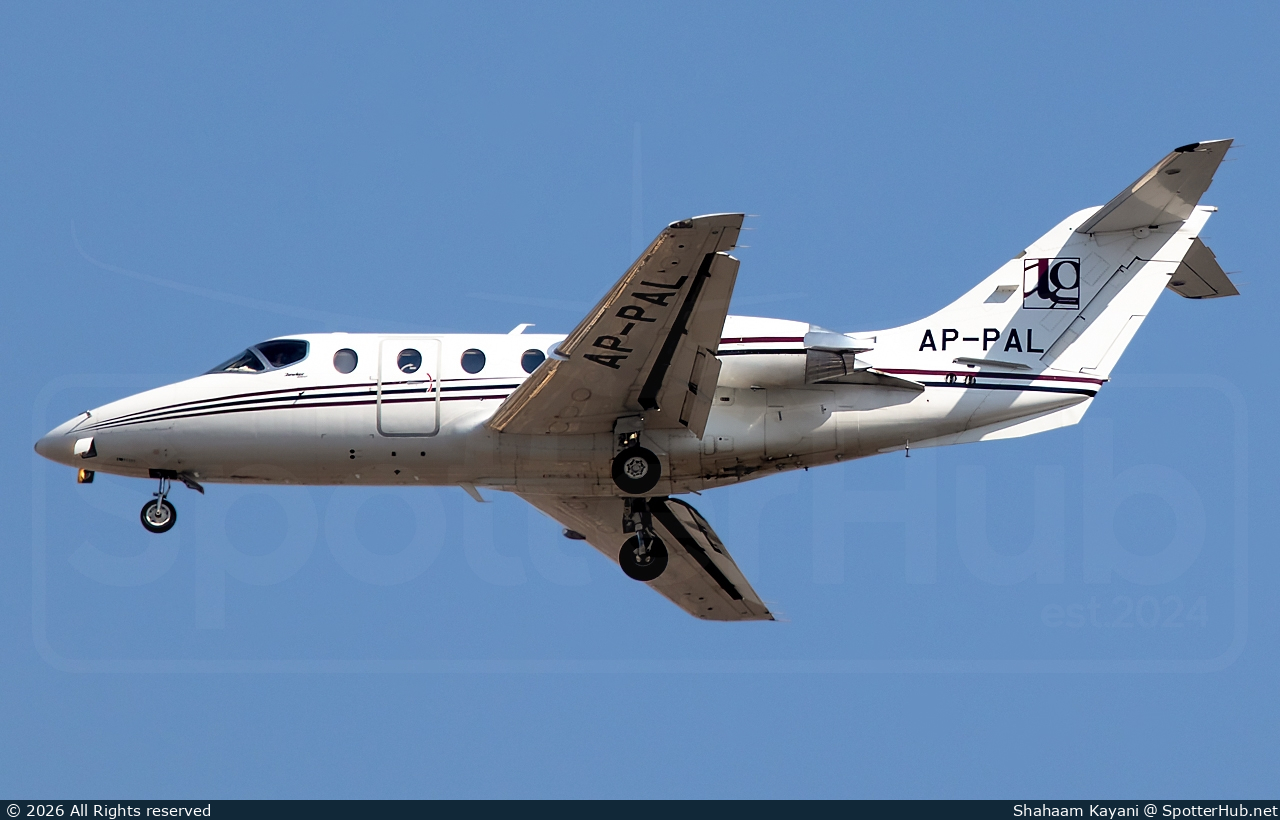 Photo of AP-PAL - Hawker Beechcraft 400XP operated by AG Aviation Services