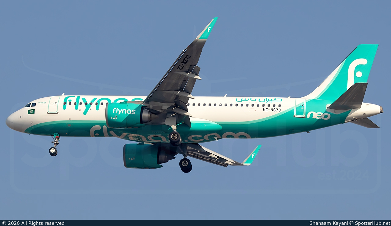 Photo of HZ-NS73 - Airbus A320-251N operated by Flynas
