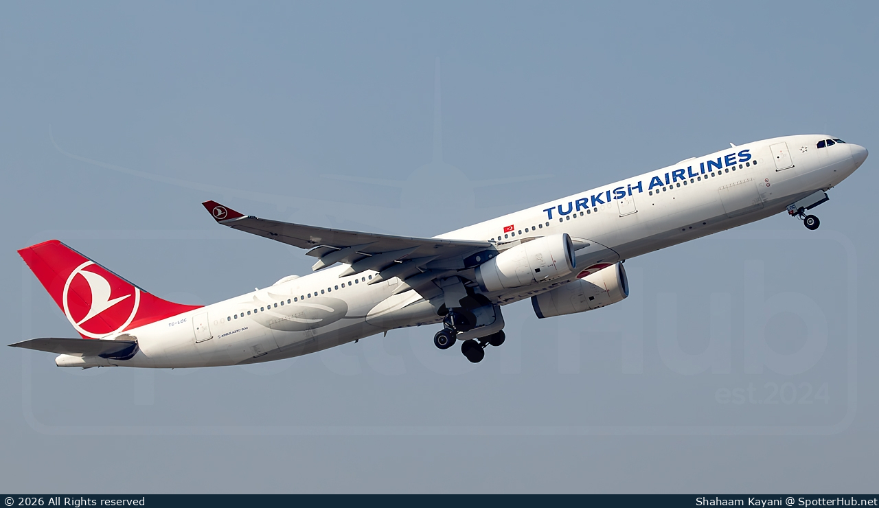 Photo of TC-LOC - Airbus A330-343 operated by Turkish Airlines