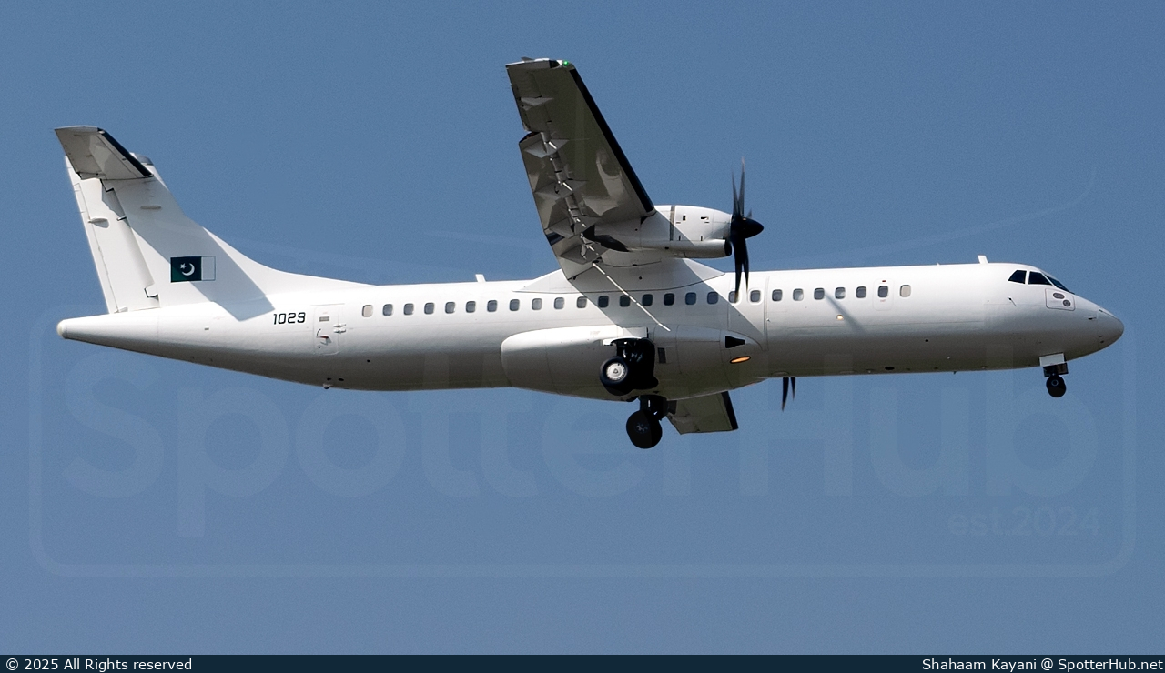 Photo of 1029 - ATR 72-500 operated by Pakistan Army