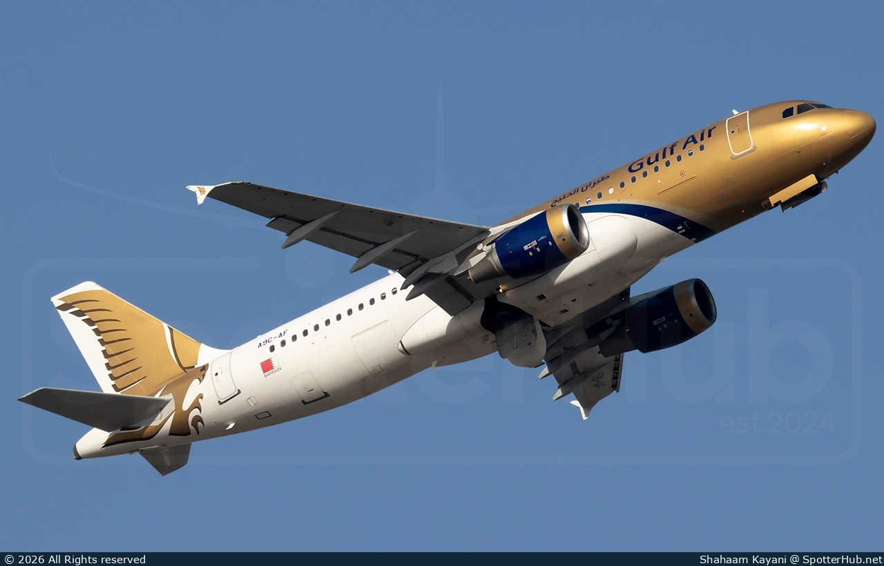 Photo of A9C-AF - Airbus A320-214 operated by Gulf Air