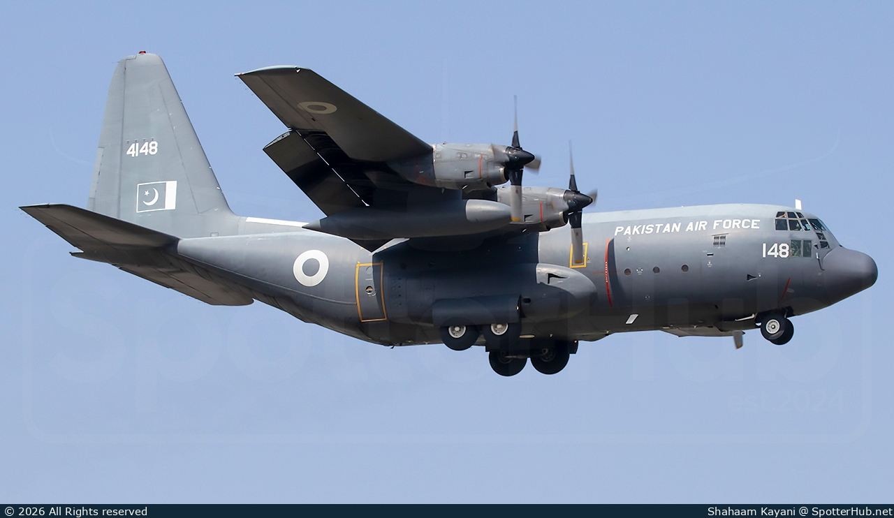 Photo of 4148 - Lockheed C-130E Hercules operated by Pakistan Air Force