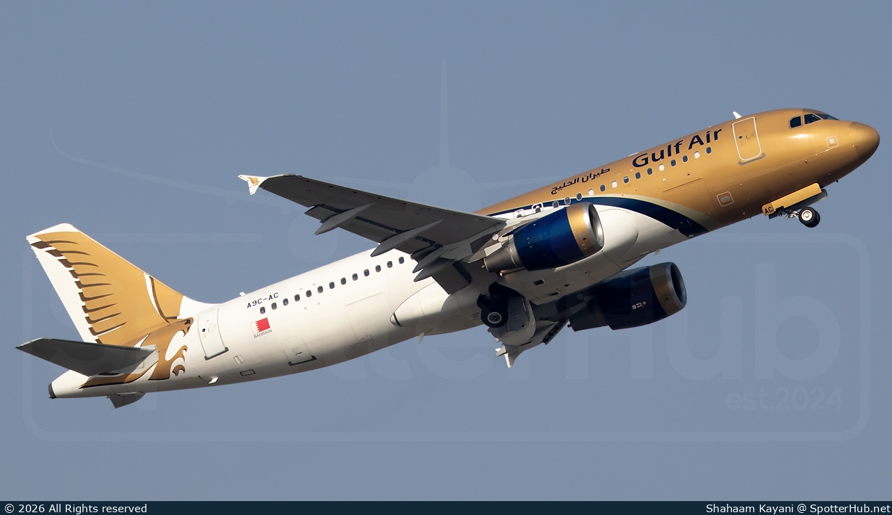 Photo of A9C-AC - Airbus A320-214 operated by Gulf Air