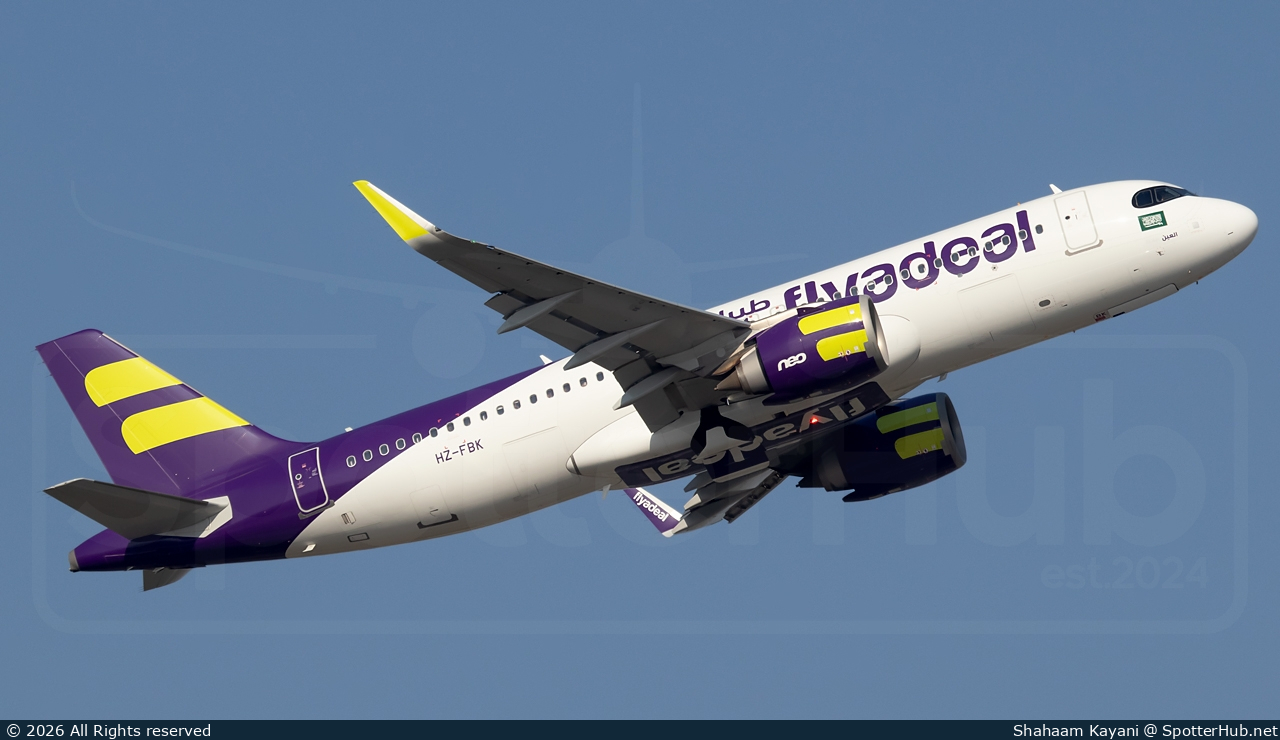 Photo of HZ-FBK - Airbus A320-251N operated by flyadeal