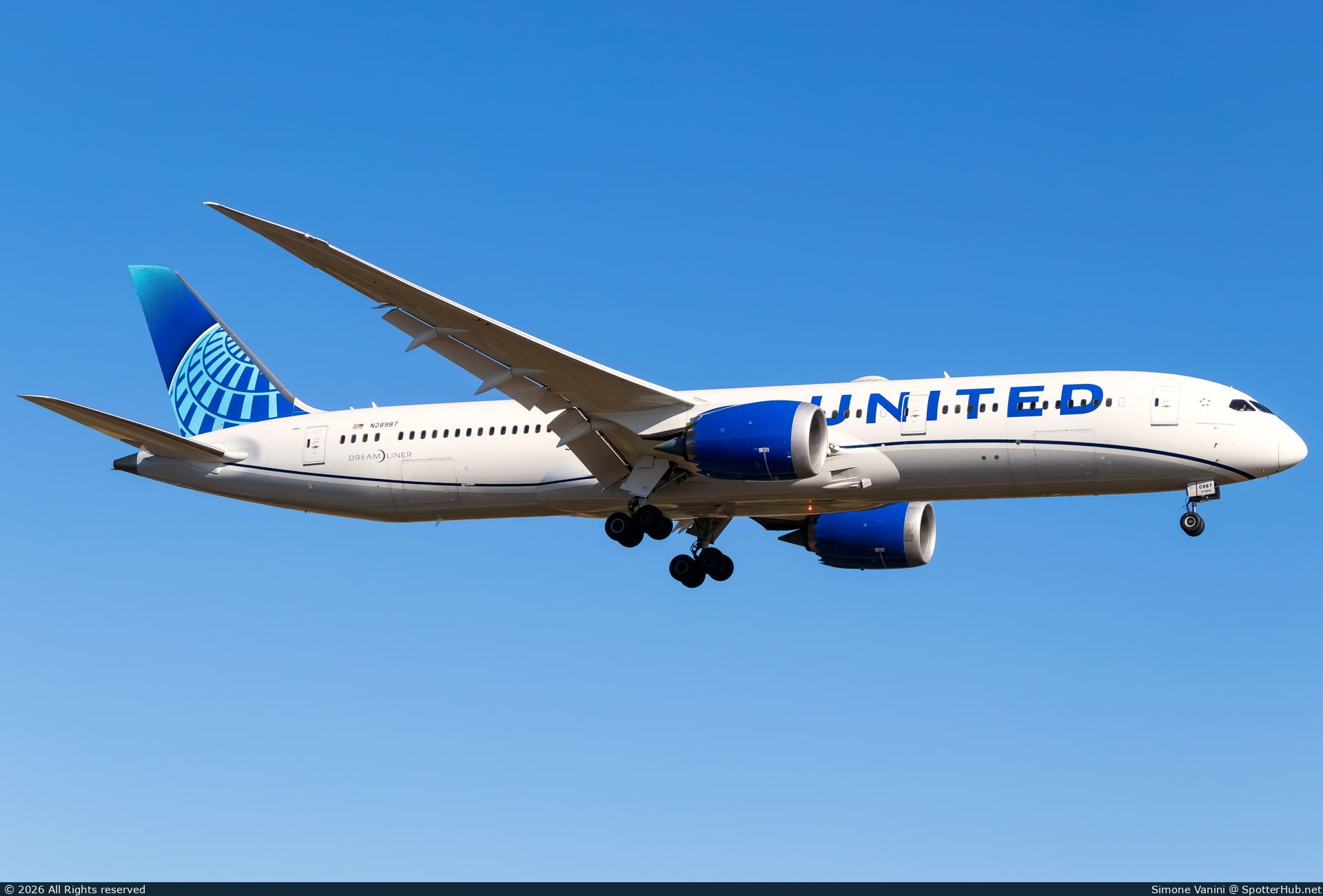 Photo of N28987 - Boeing 787-9 Dreamliner operated by United Airlines